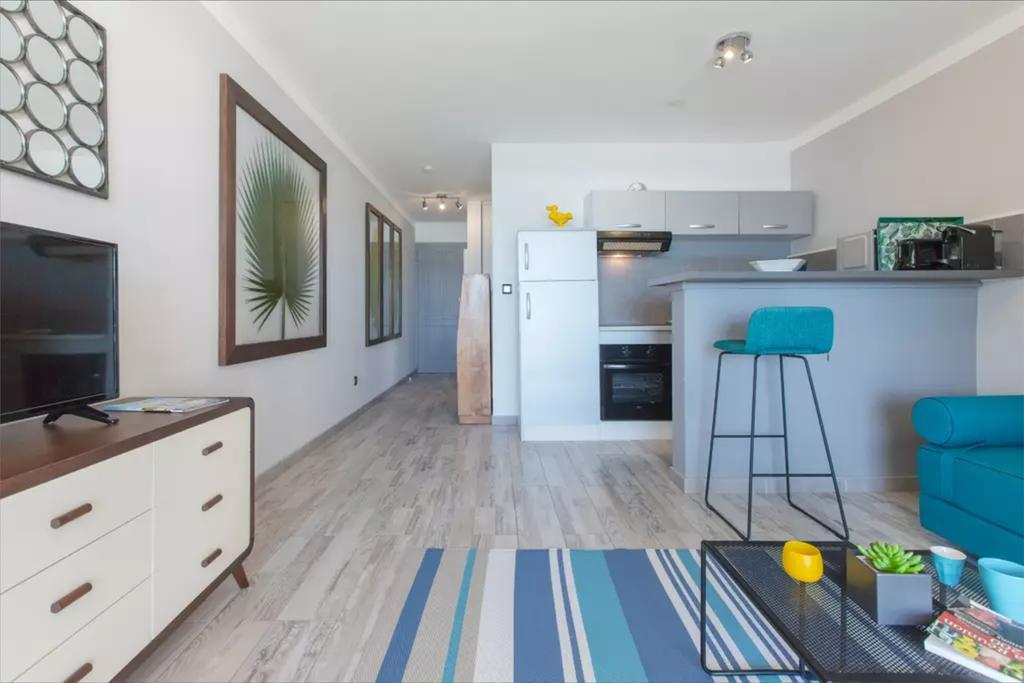 Le Petrel Blanc - Appartement Sur La Plage De La Souris Blanche Trois Bassins Eksteriør billede