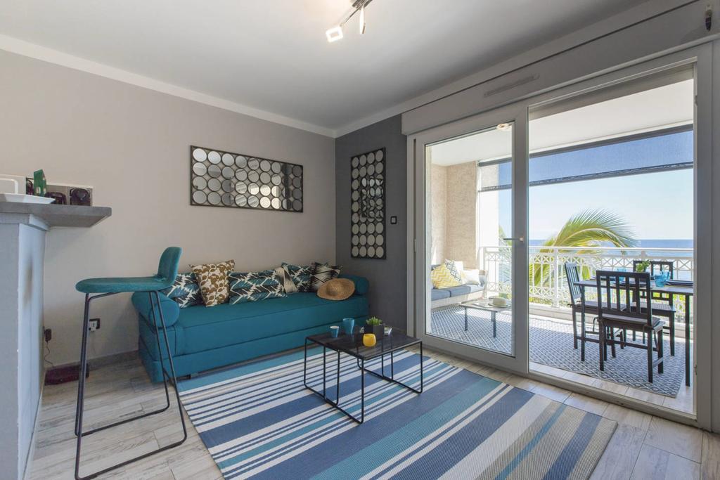 Le Petrel Blanc - Appartement Sur La Plage De La Souris Blanche Trois Bassins Eksteriør billede