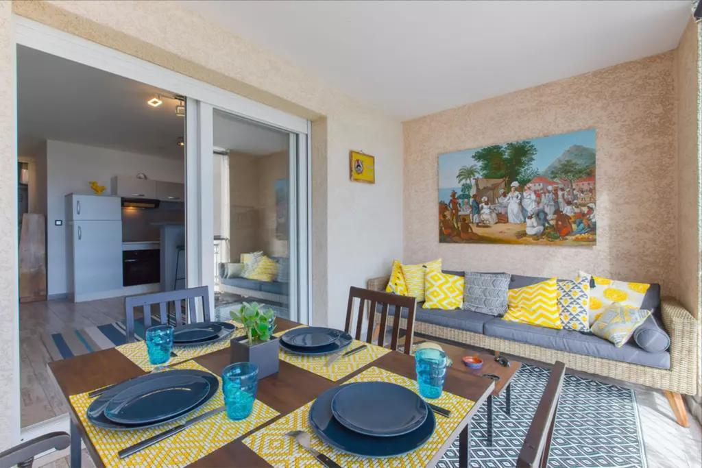 Le Petrel Blanc - Appartement Sur La Plage De La Souris Blanche Trois Bassins Eksteriør billede